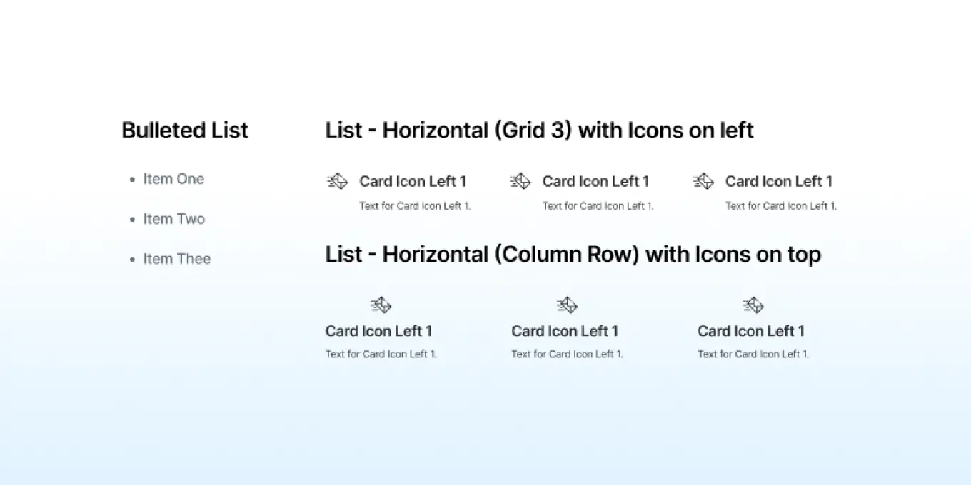 list