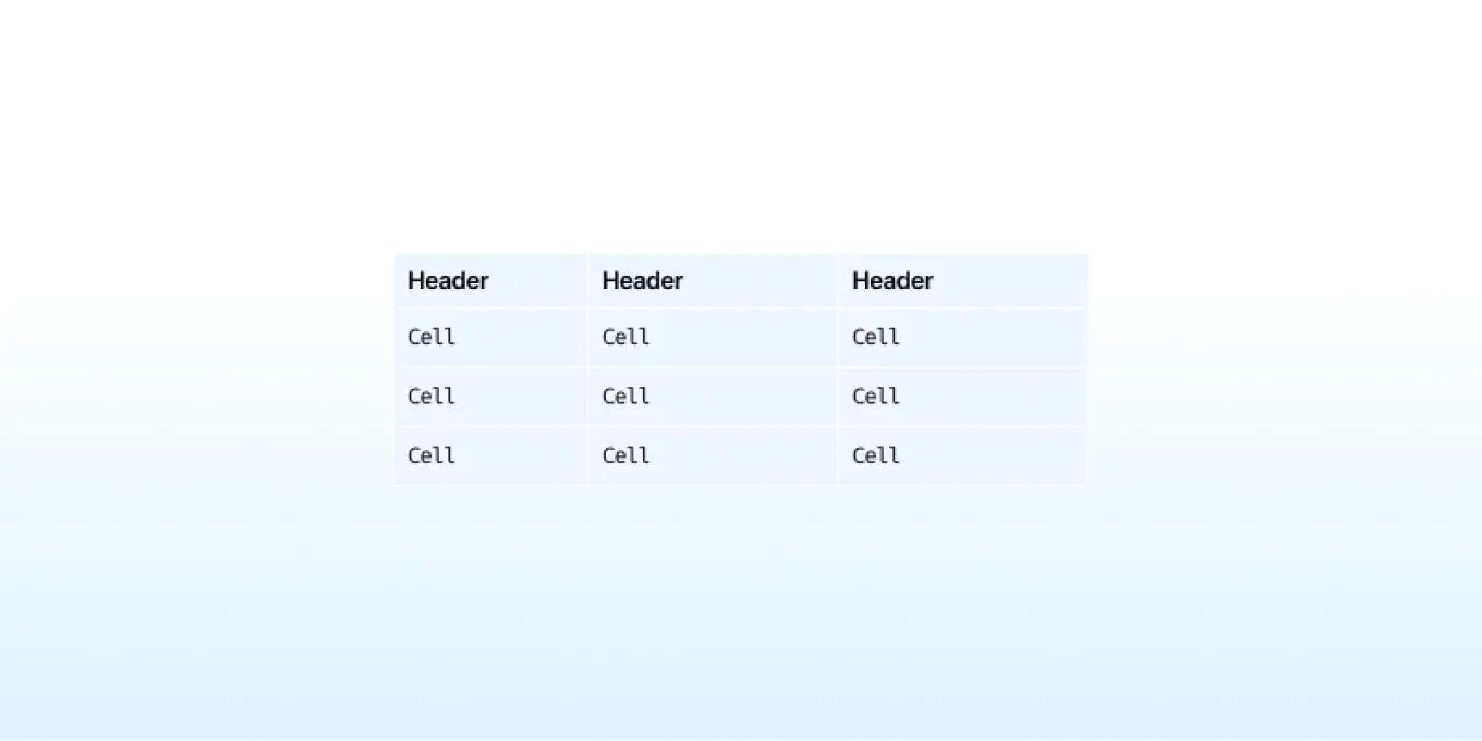 table